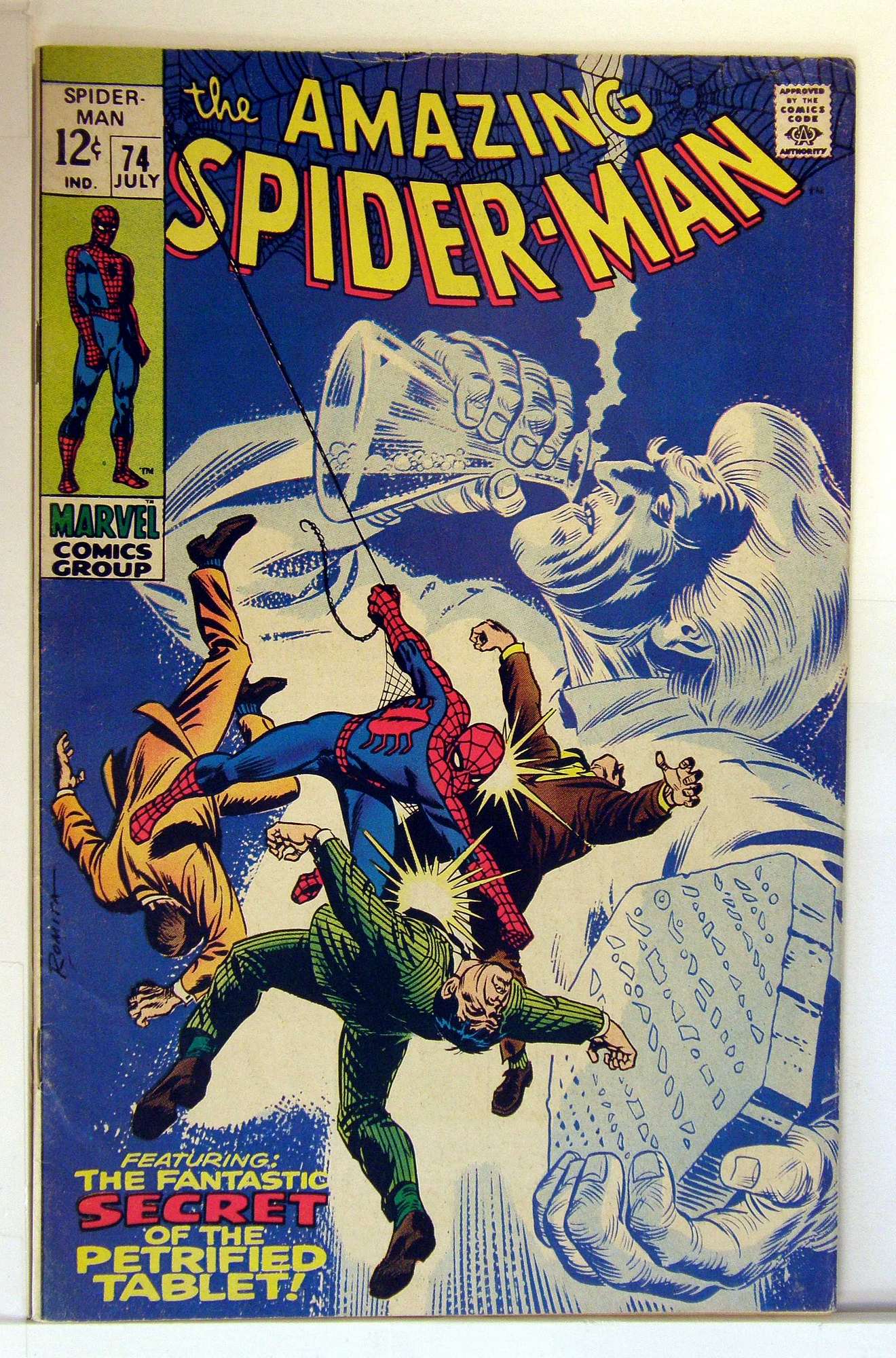Cover of Amazing Spider-Man (Vol 1) #74. One of 250,000 Vintage American Comics on sale from Krypton!