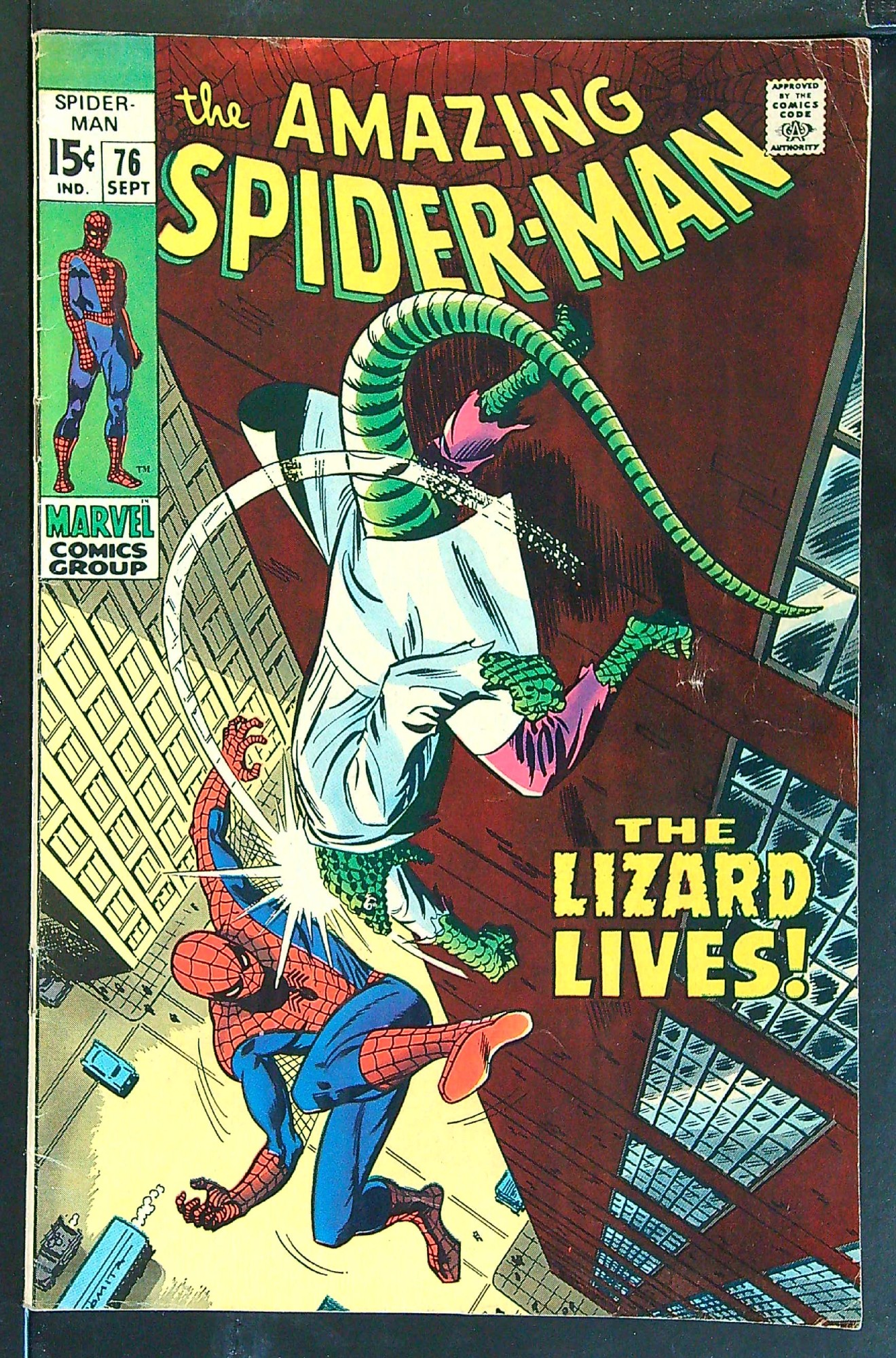 Cover of Amazing Spider-Man (Vol 1) #76. One of 250,000 Vintage American Comics on sale from Krypton!