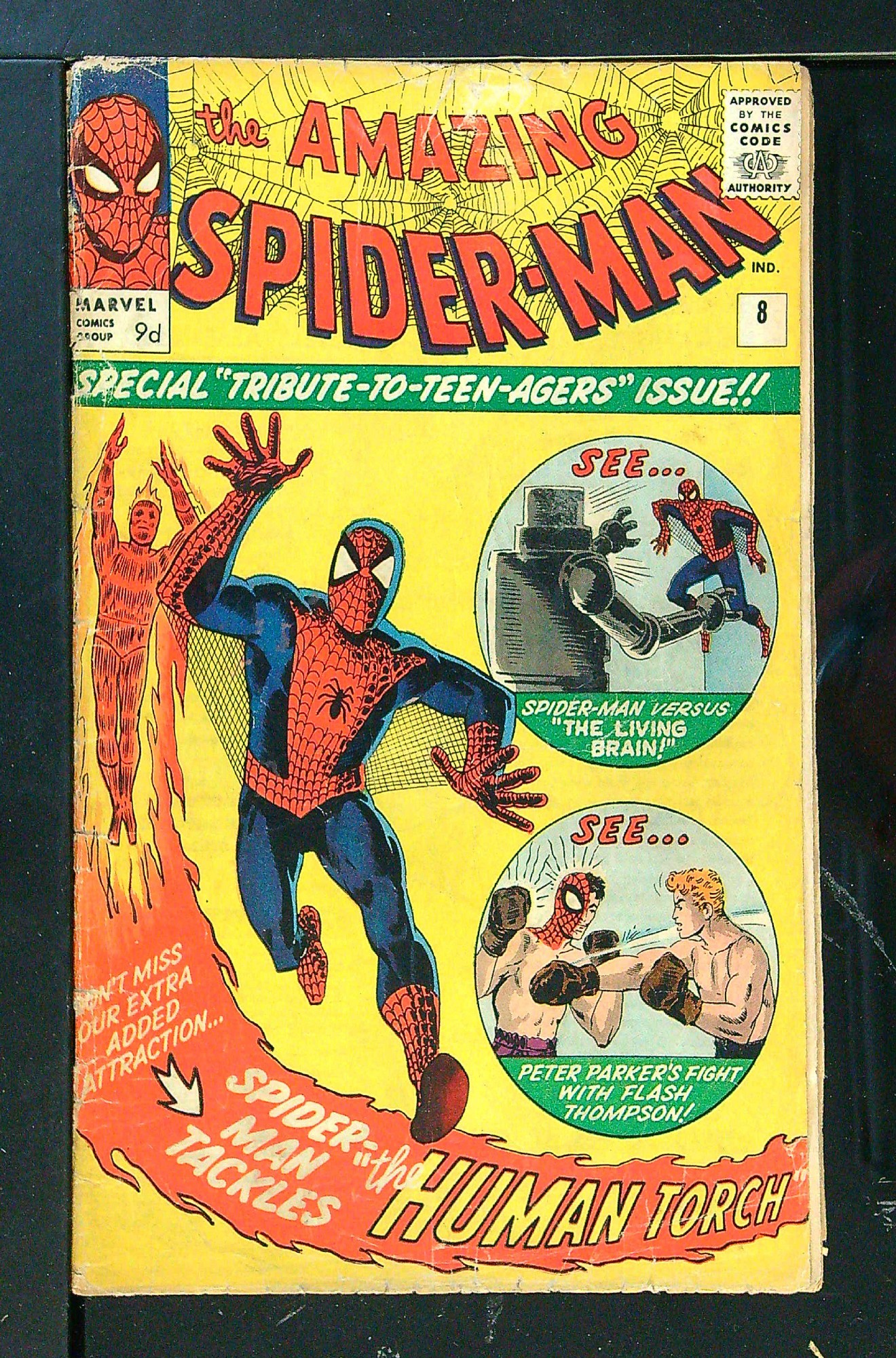 Cover of Amazing Spider-Man (Vol 1) #8. One of 250,000 Vintage American Comics on sale from Krypton!