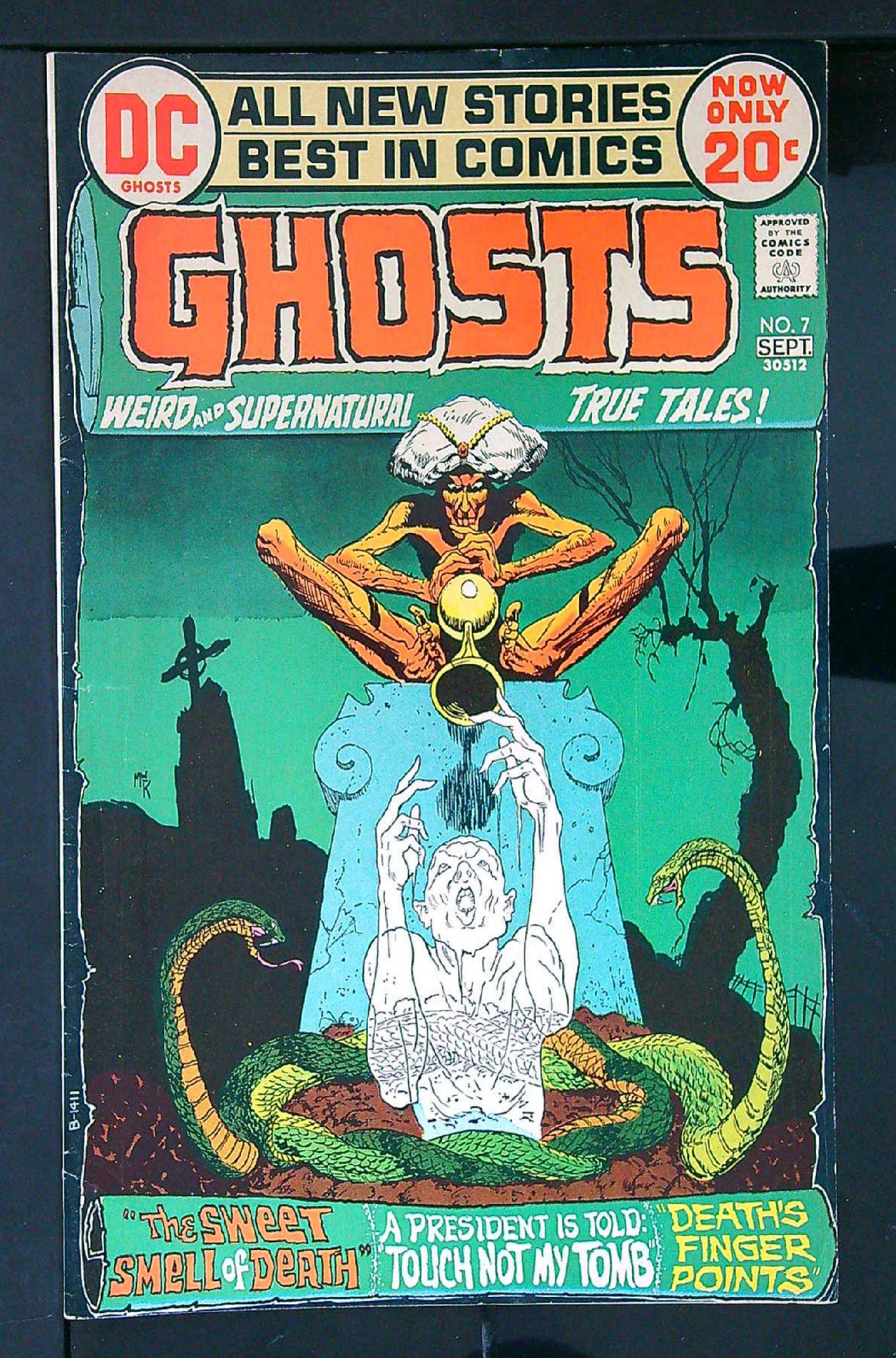 Cover of Ghosts (Vol 1) #7. One of 250,000 Vintage American Comics on sale from Krypton!