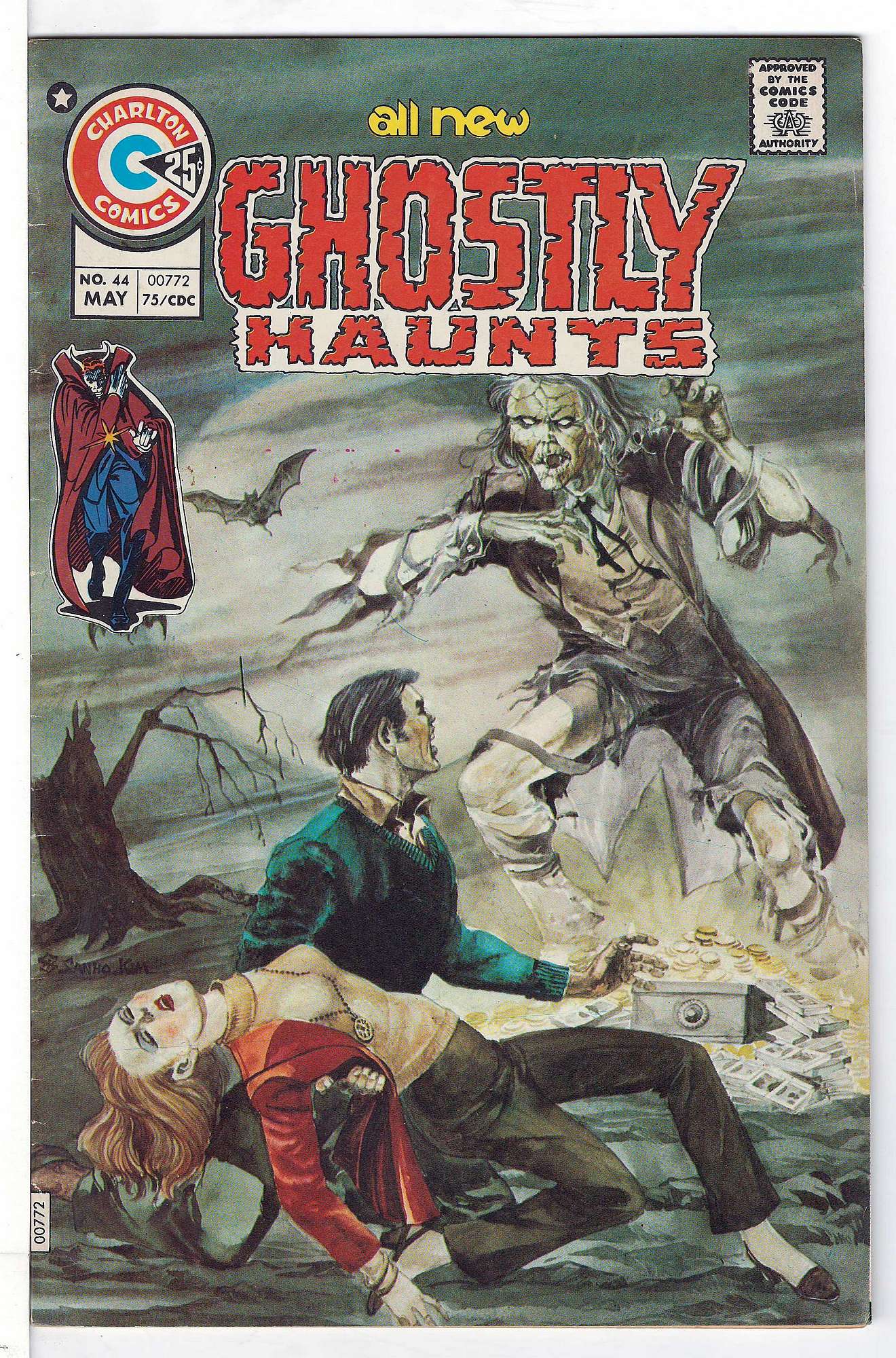 Cover of Ghostly Haunts (Vol 1) #44. One of 250,000 Vintage American Comics on sale from Krypton!