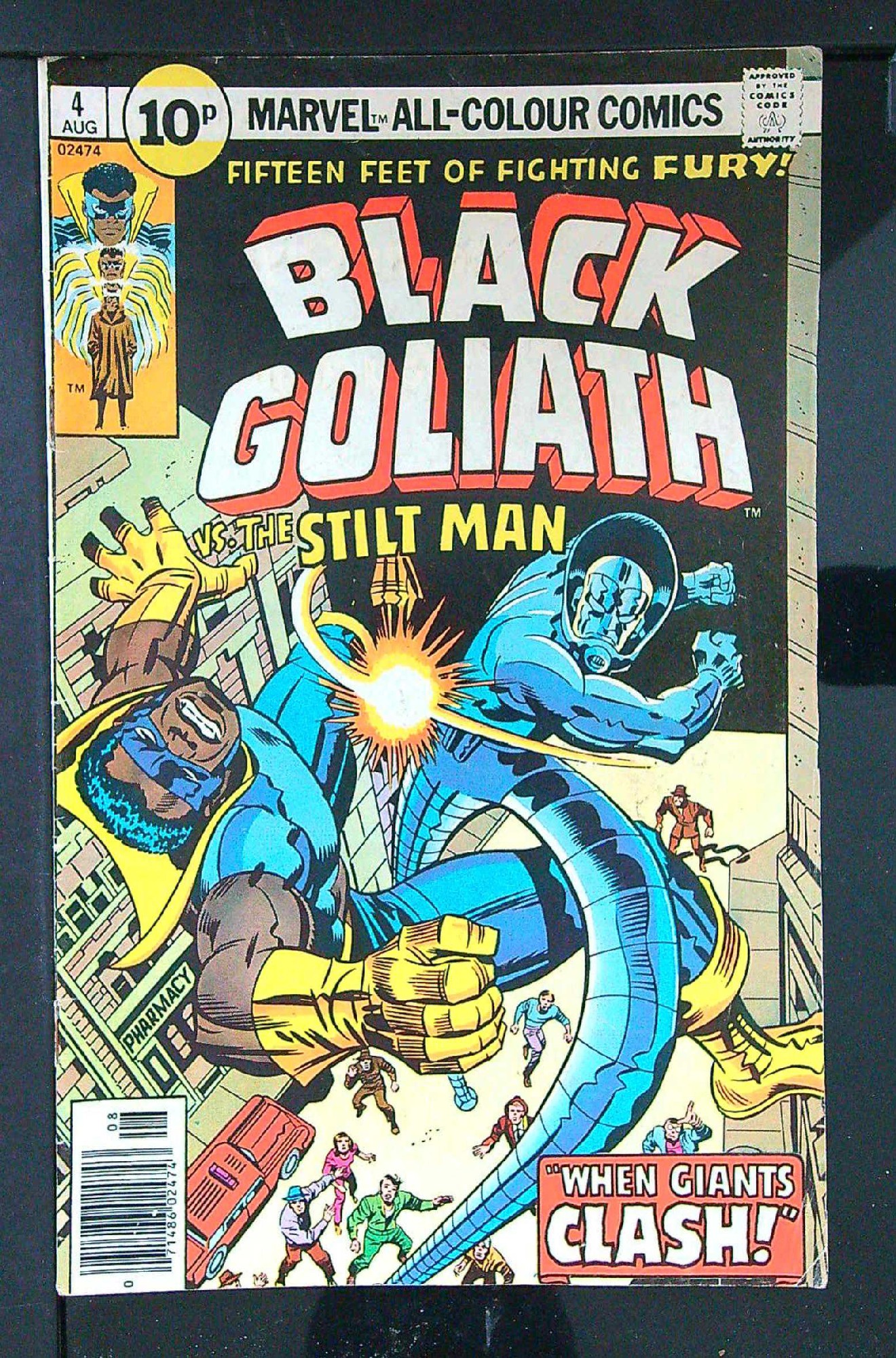 Cover of Black Goliath (Vol 1) #4. One of 250,000 Vintage American Comics on sale from Krypton!