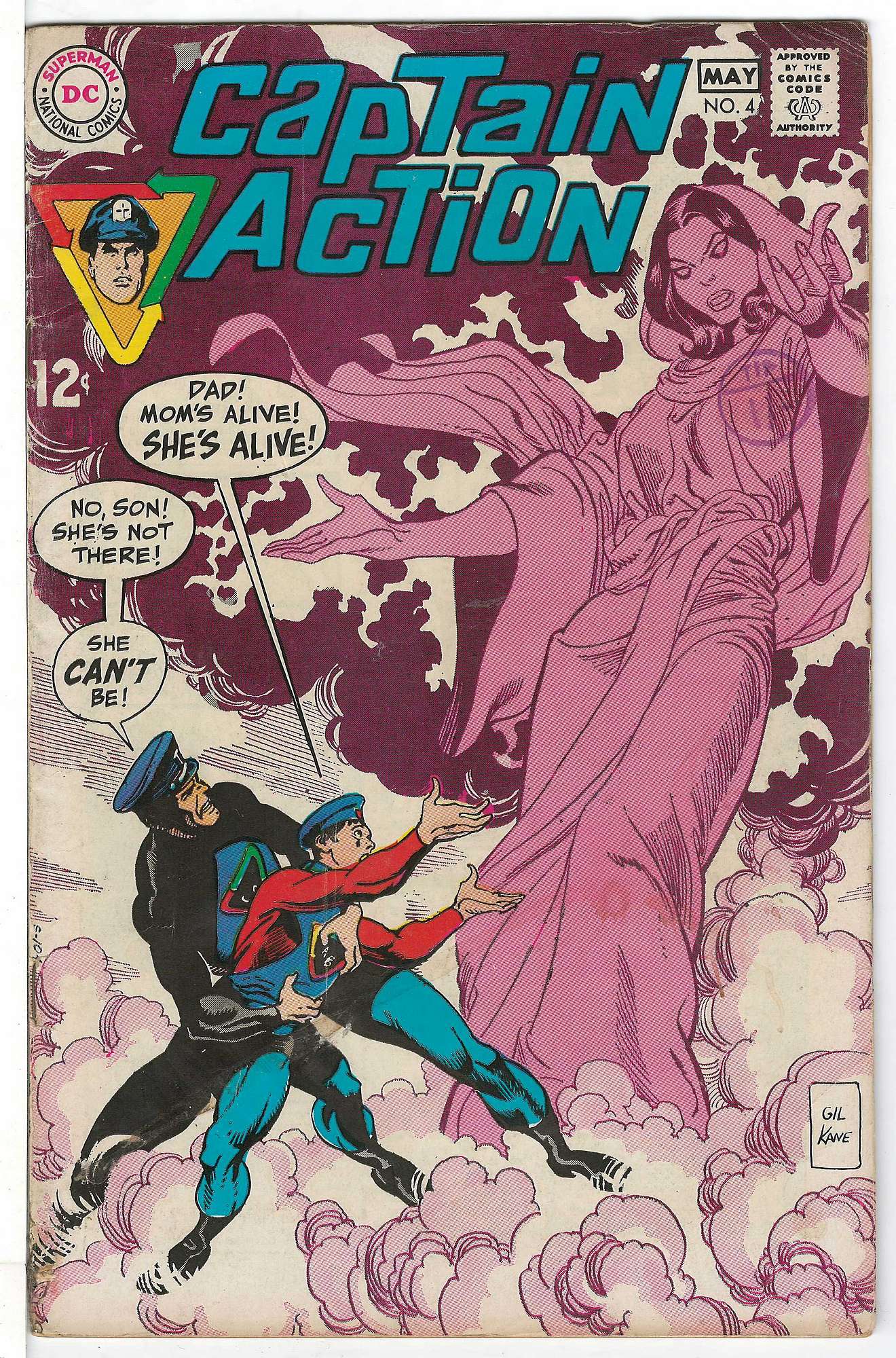 Cover of Captain Action #4. One of 250,000 Vintage American Comics on sale from Krypton!