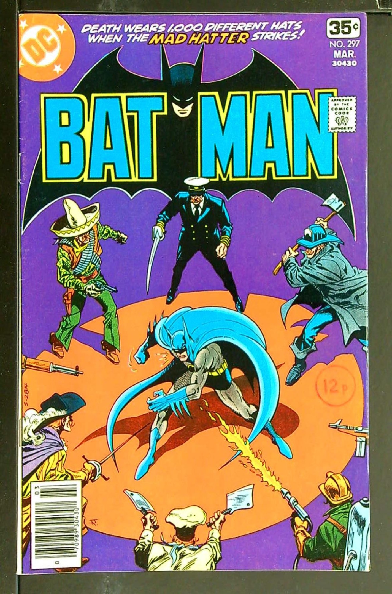 Cover of Batman #297. One of 250,000 Vintage American Comics on sale from Krypton!