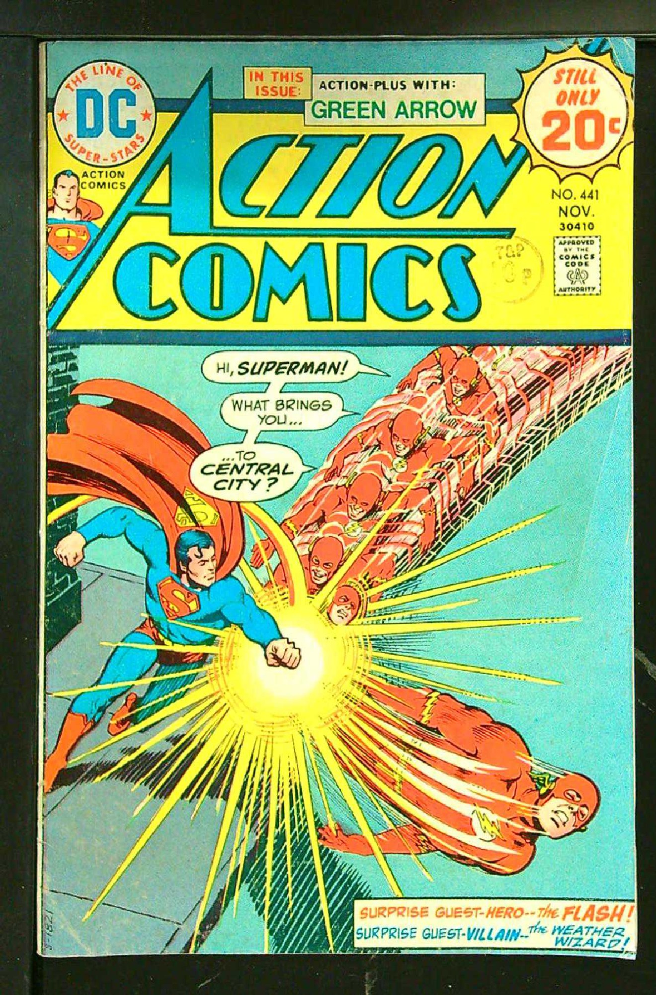 Cover of Action Comics (Vol 1) #441. One of 250,000 Vintage American Comics on sale from Krypton!