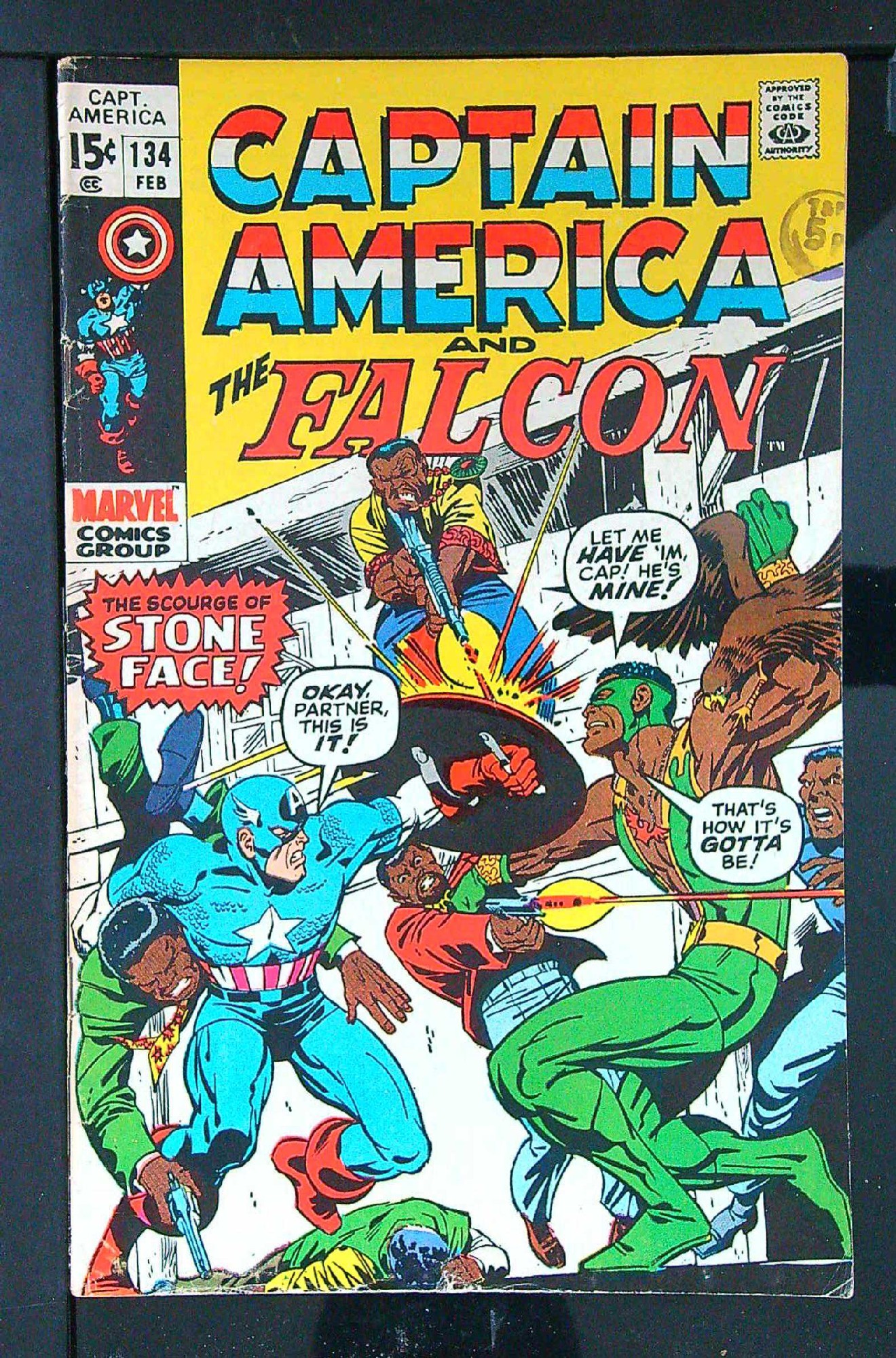 Cover of Captain America (Vol 1) #134. One of 250,000 Vintage American Comics on sale from Krypton!