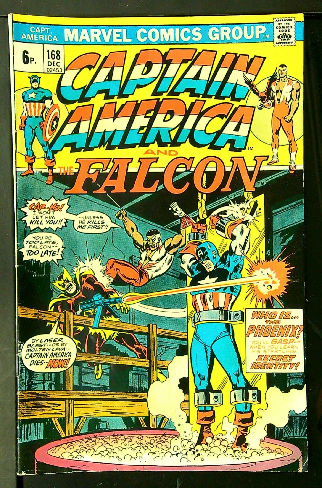 Cover of Captain America (Vol 1) #168. One of 250,000 Vintage American Comics on sale from Krypton!