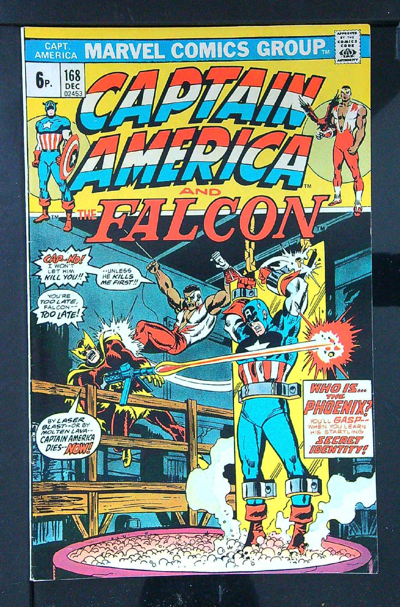 Cover of Captain America (Vol 1) #168. One of 250,000 Vintage American Comics on sale from Krypton!