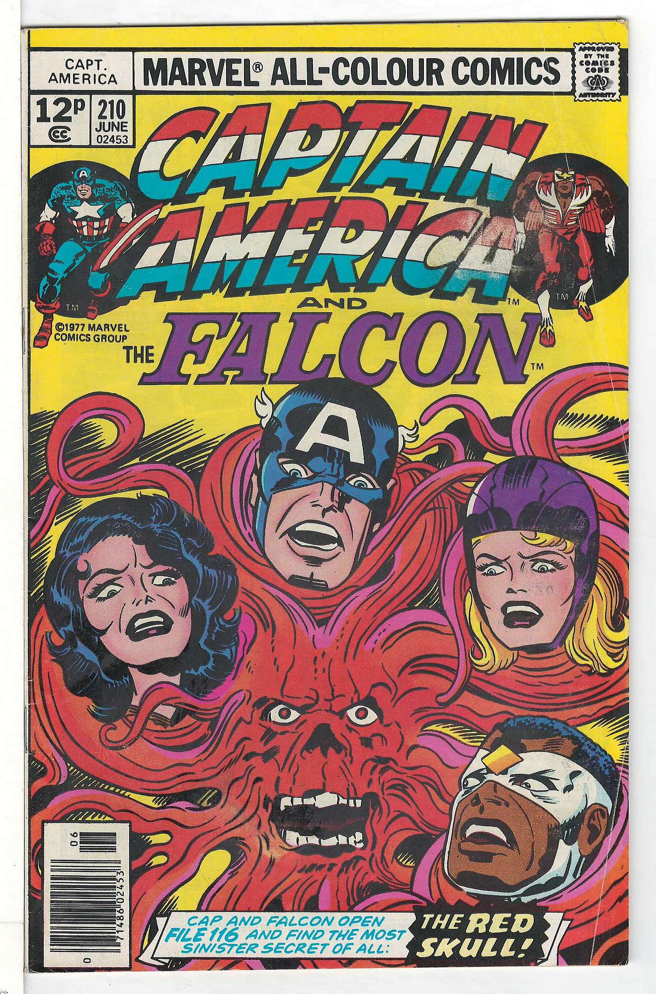 Cover of Captain America (Vol 1) #210. One of 250,000 Vintage American Comics on sale from Krypton!