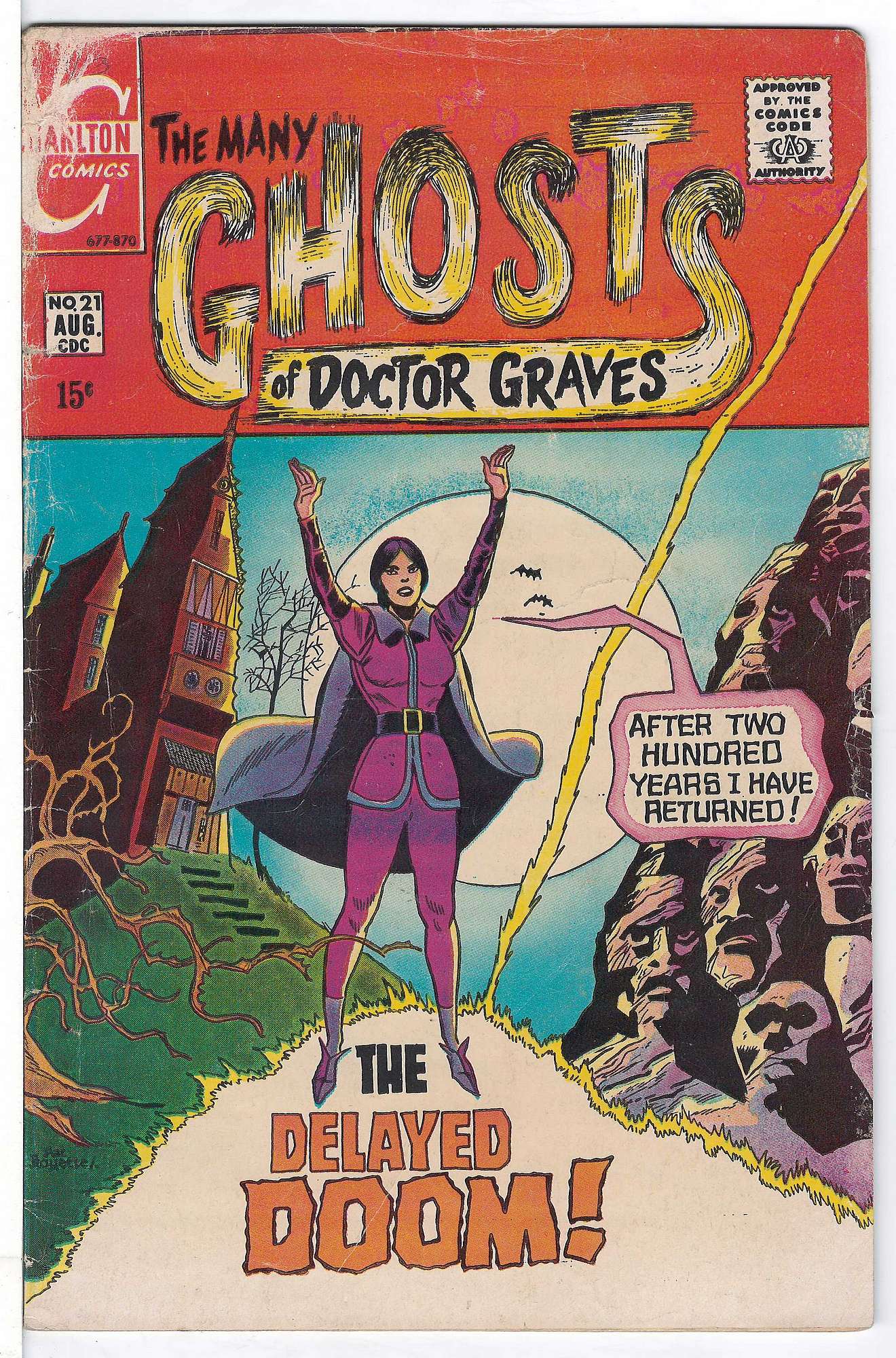 Cover of Many Ghosts of Doctor Graves #21. One of 250,000 Vintage American Comics on sale from Krypton!