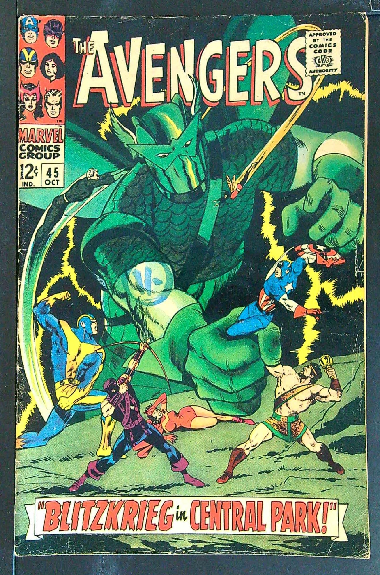 Cover of Avengers (Vol 1) #45. One of 250,000 Vintage American Comics on sale from Krypton!