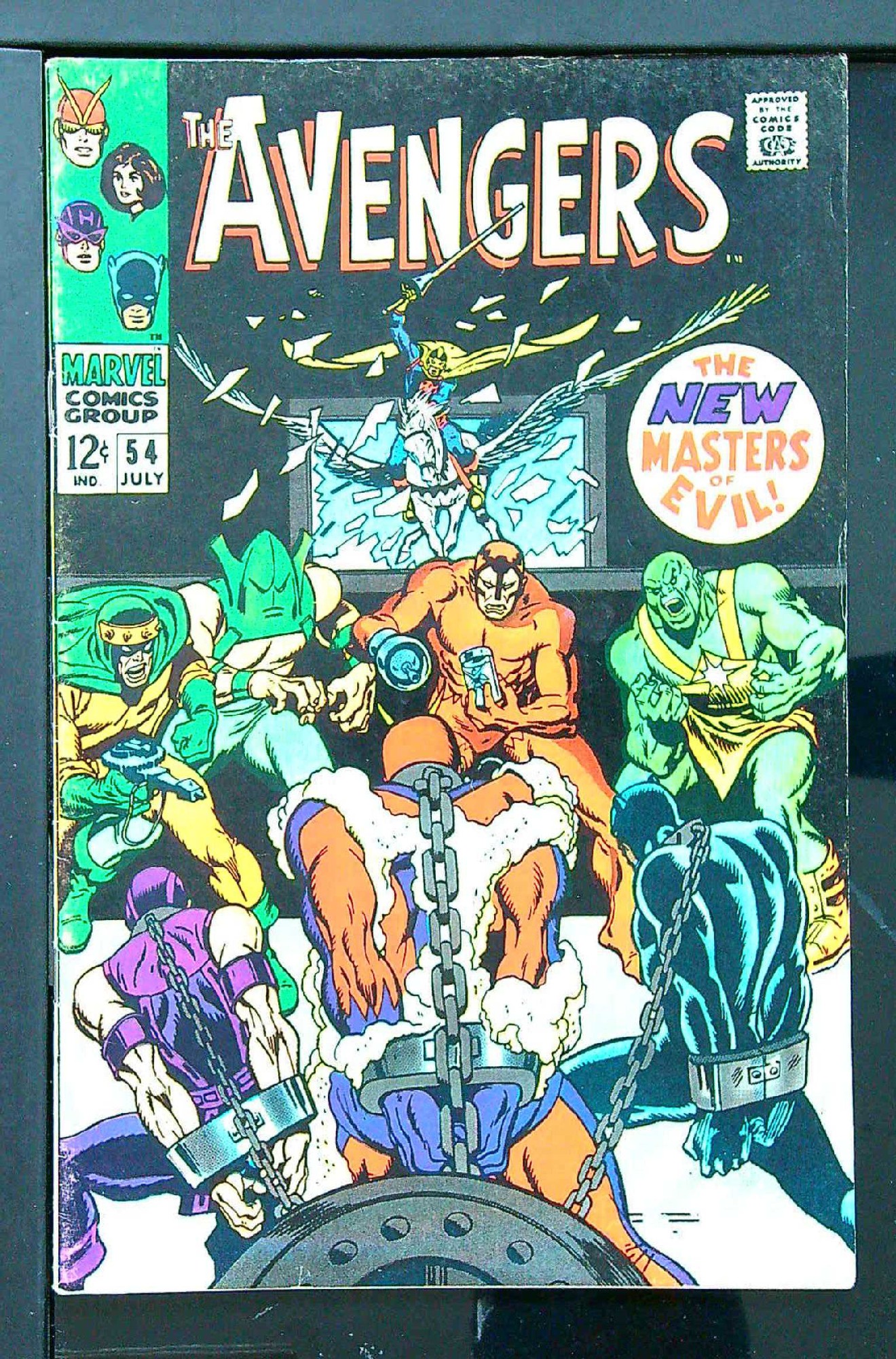 Cover of Avengers (Vol 1) #54. One of 250,000 Vintage American Comics on sale from Krypton!