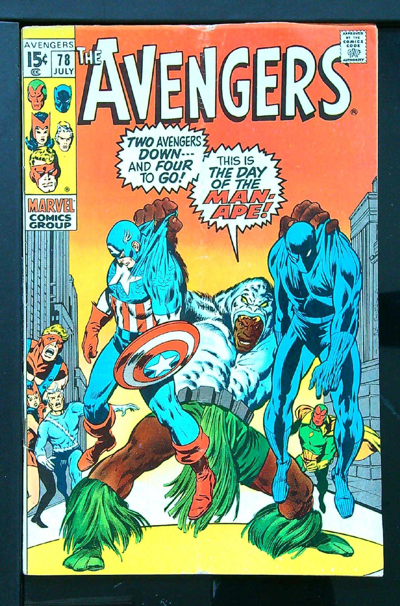 Cover of Avengers (Vol 1) #78. One of 250,000 Vintage American Comics on sale from Krypton!
