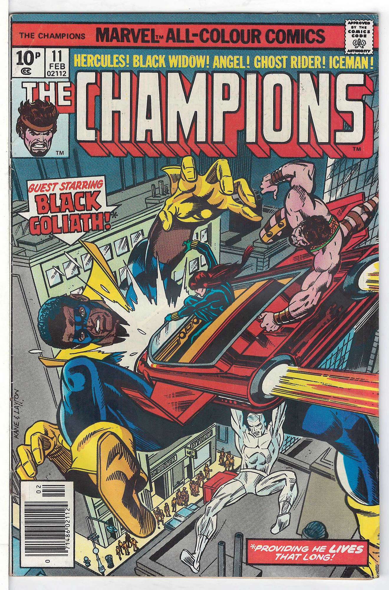Cover of Champions (Vol 1) The #11. One of 250,000 Vintage American Comics on sale from Krypton!