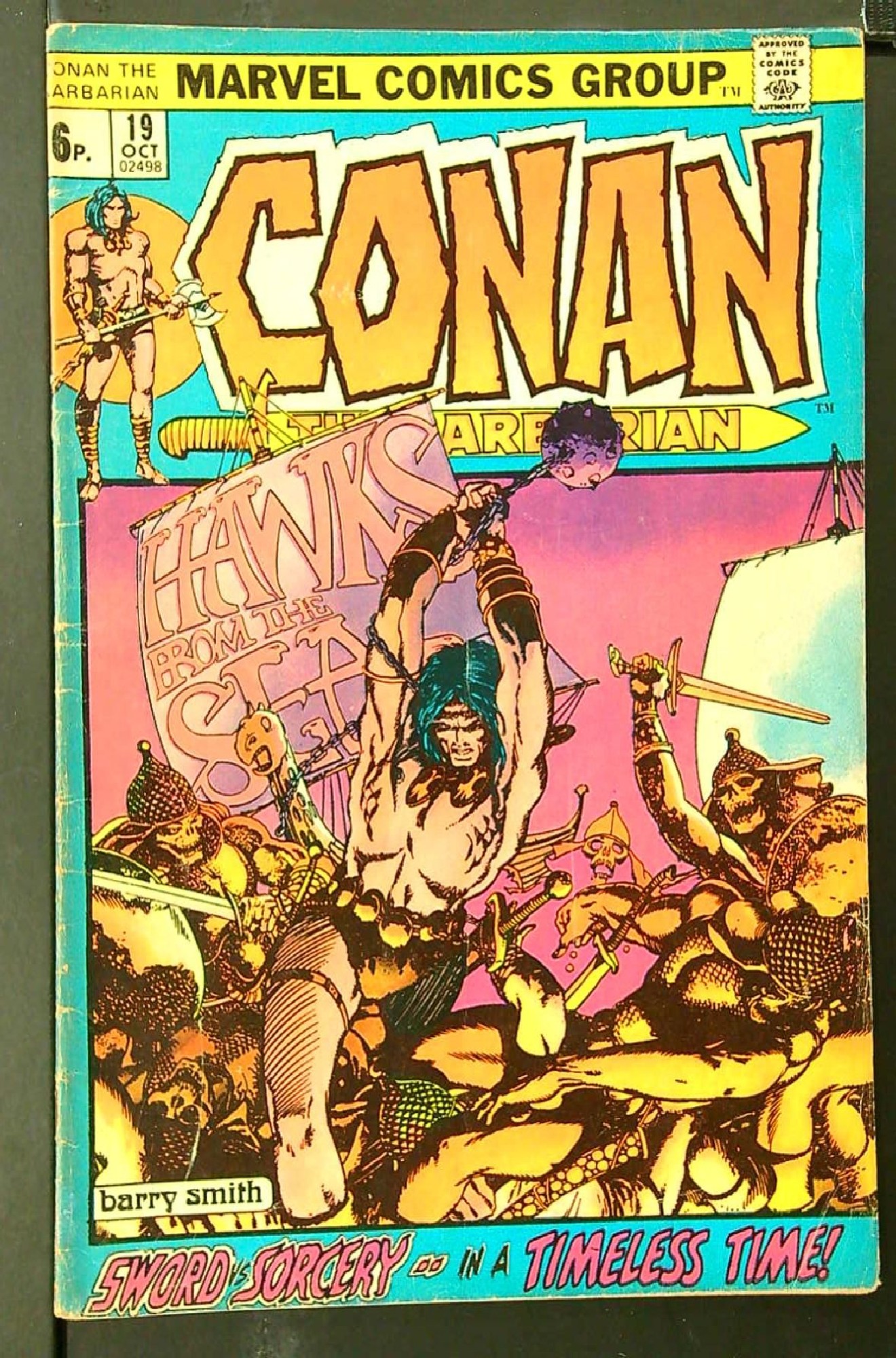 Cover of Conan the Barbarian (Vol 1) #19. One of 250,000 Vintage American Comics on sale from Krypton!